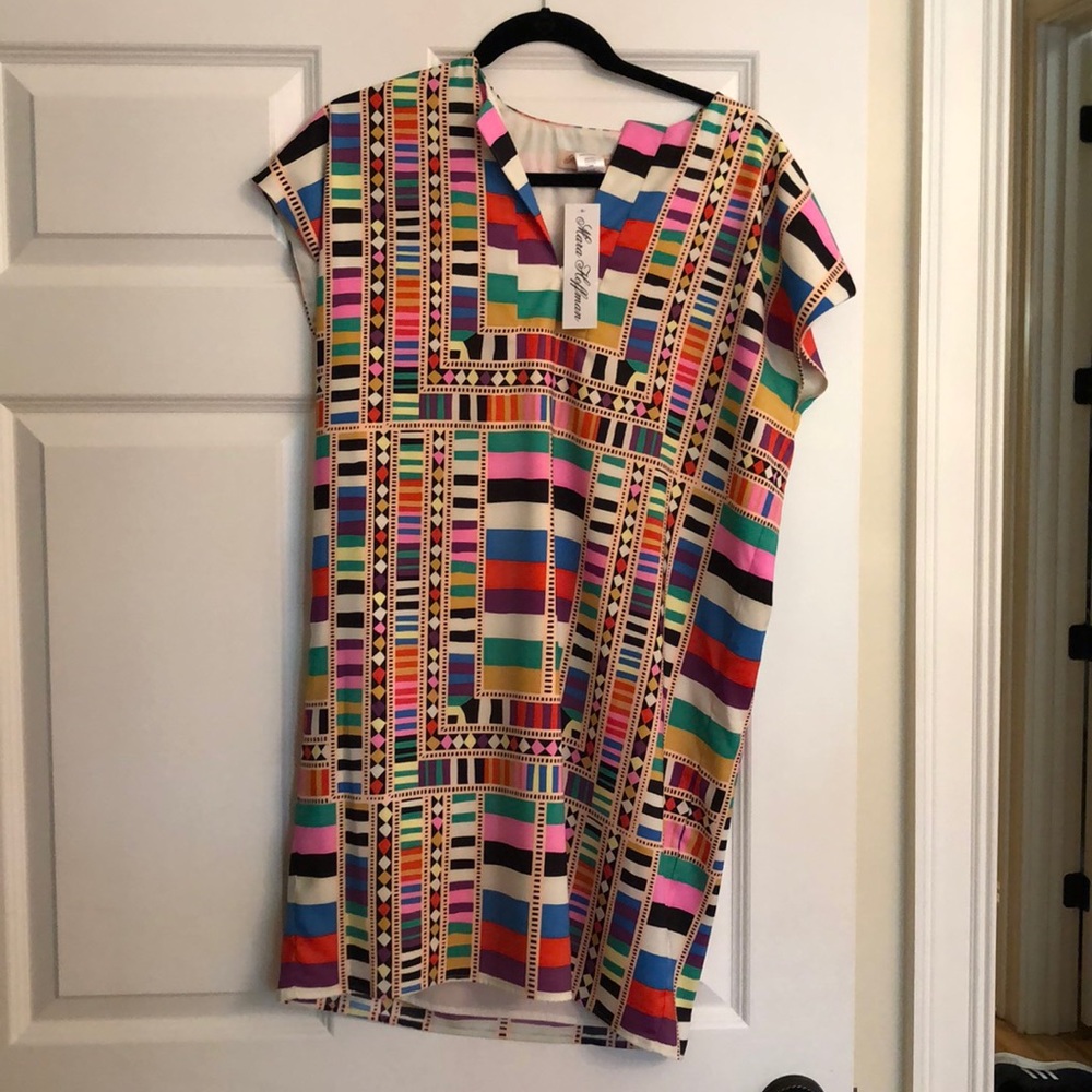 Mara Hoffman Multicolor Geometric Mini Dress